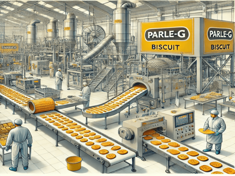 how is parle g made?