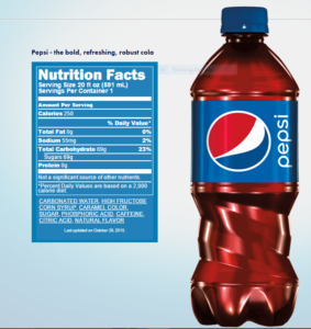 Nutritional Content of Pepsi