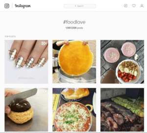 Top Ten Instagram Food Hashtags