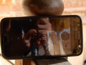 Selfies at Amer Fort - A Photo Walk