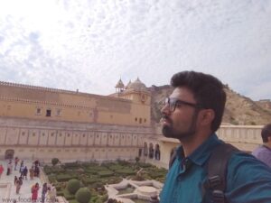 Selfies at Amer Fort - A Photo Walk