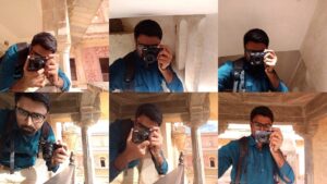 Selfies at Amer Fort - A Photo Walk