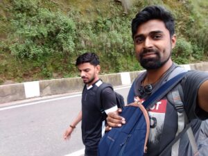 Trekking to Bhagsu Nag Waterfall