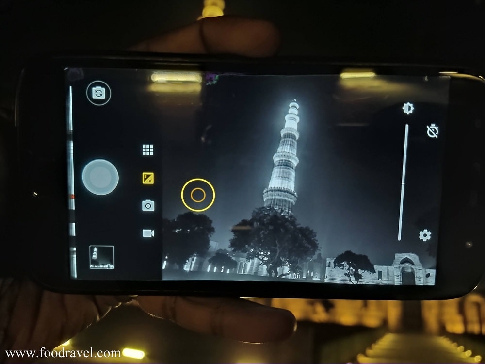 Qutub Minar at Night