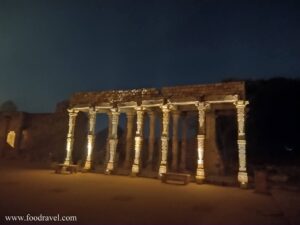 Qutub Minar at Night