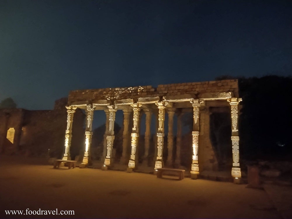 Qutub Minar at Night