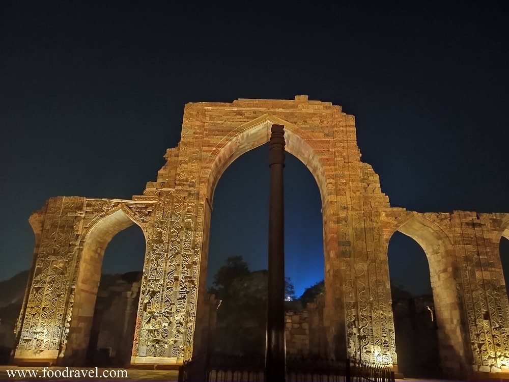 Qutub Minar at Night