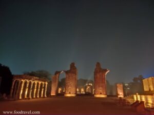 Qutub Minar at Night