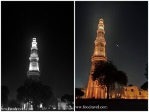 Qutub Minar at Night