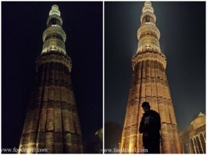 Qutub Minar at Night