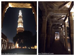 Qutub Minar at Night