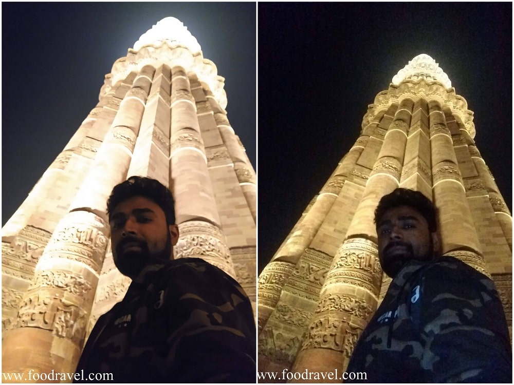 Qutub Minar at Night