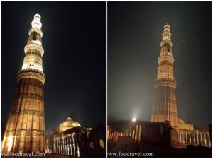 Qutub Minar at Night