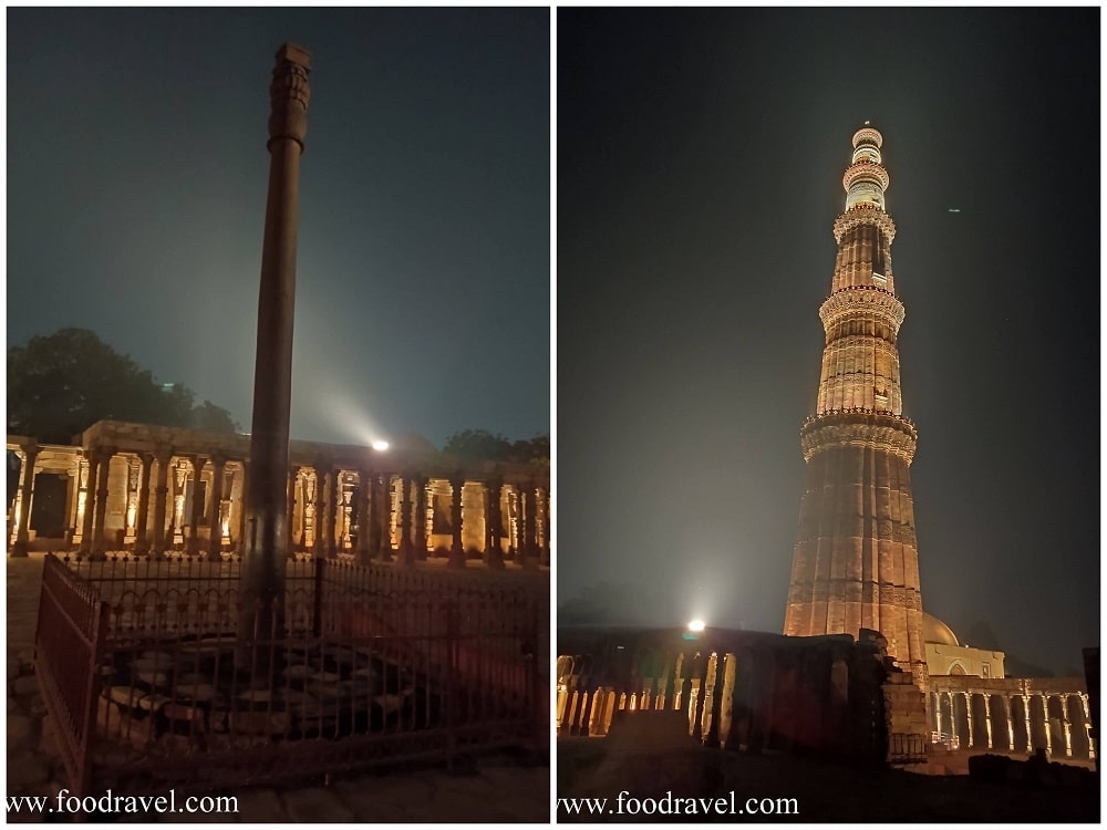 Qutub Minar at Night