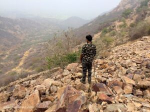 hiking to khudana hills