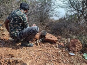 hiking to khudana hills