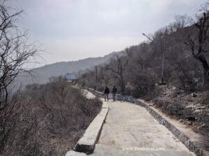 hiking to khudana hills