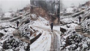 heavy snowfall in shangarh