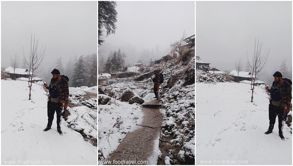Heavy Snowfall in Shangarh24-min heavy snowfall in shangarh village