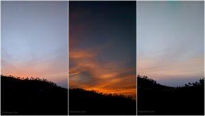sunset at sarkidhar lake viewpoint