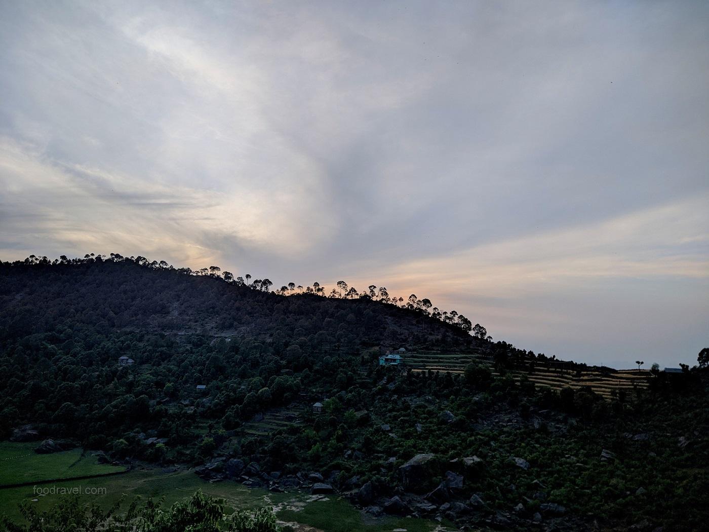 sunset point view at sarkidhar