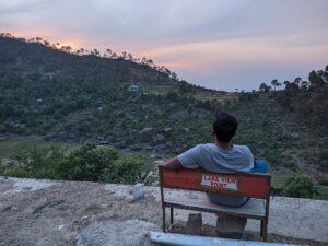 sunset point view at sarkidhar