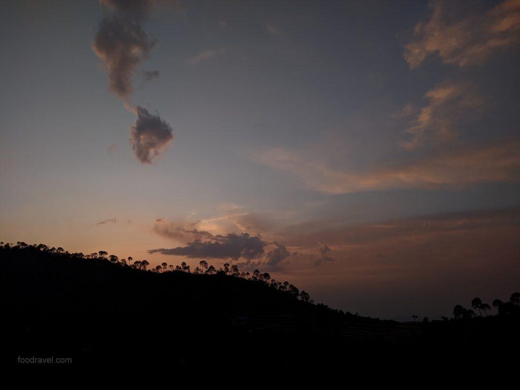 sunset at sarkidhar