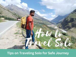 how to travel solo