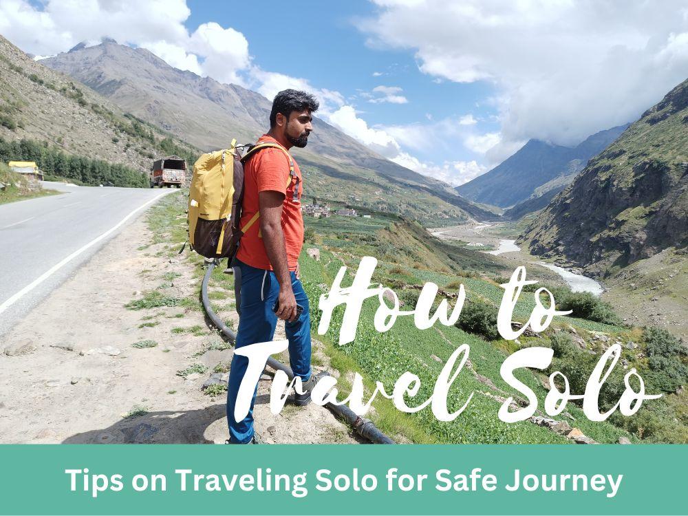 how to travel solo